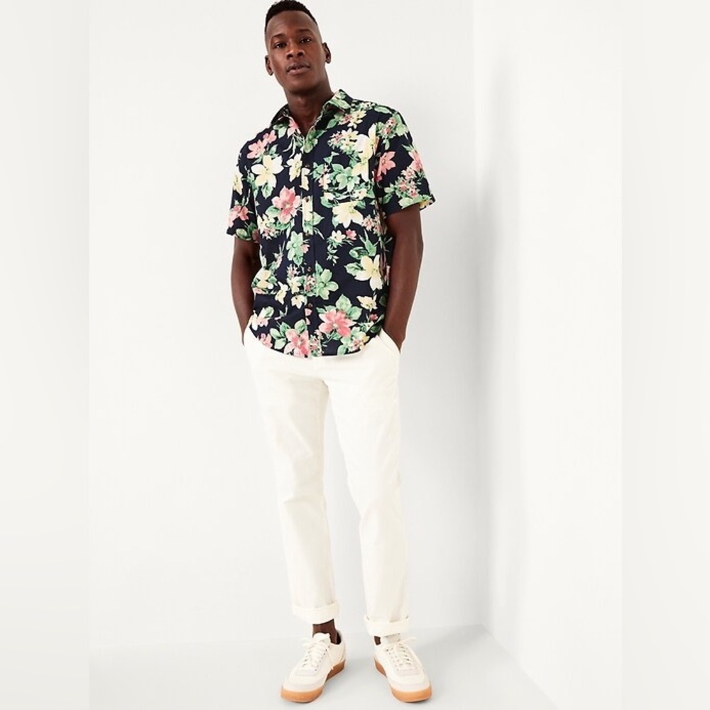 Men’s Hawaiian old navy button down NWOT